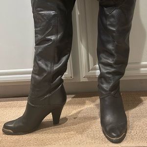 Vintage leather boots